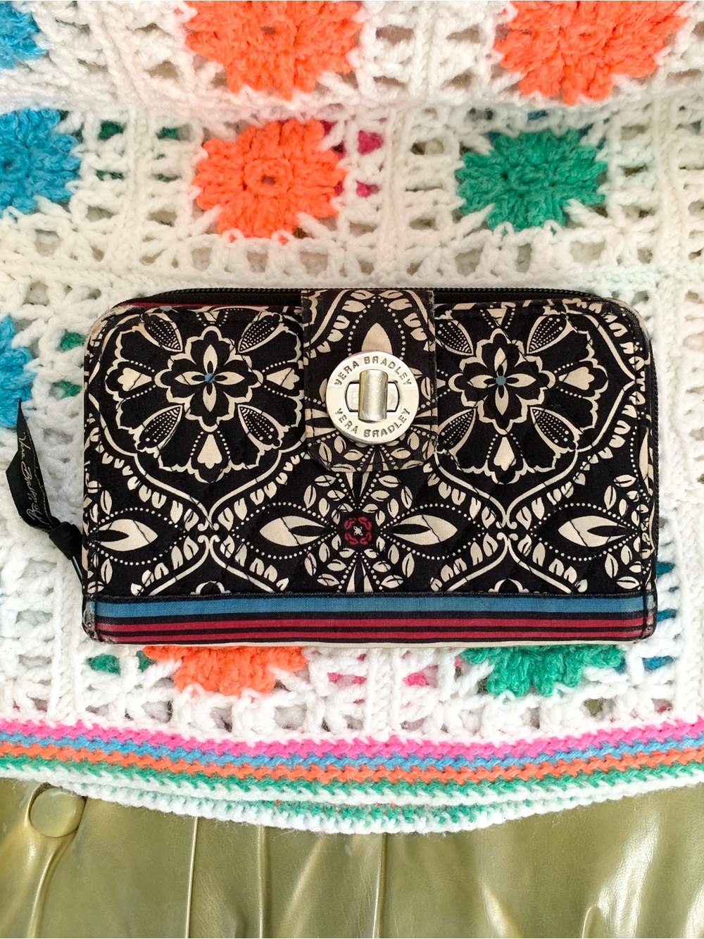 Vera Bradley Barcelona Turn Lock Wallet